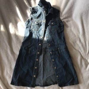 Denim girls dress